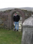 Andy in 13th Century Church ruin.jpg